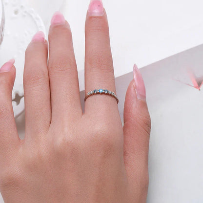 Azure Sparkle Ring