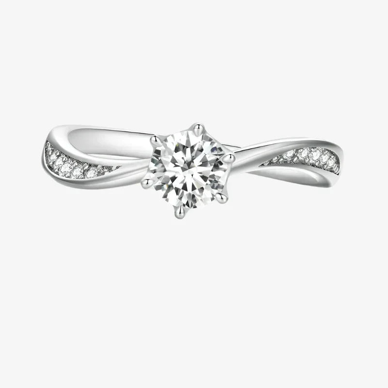 Radiant Twist Ring