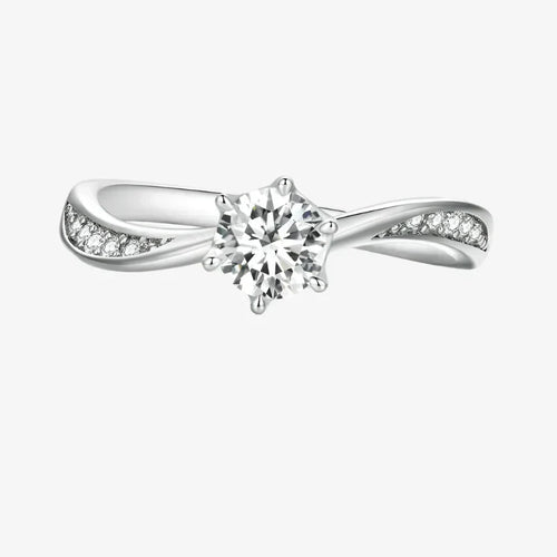 Radiant Twist Ring